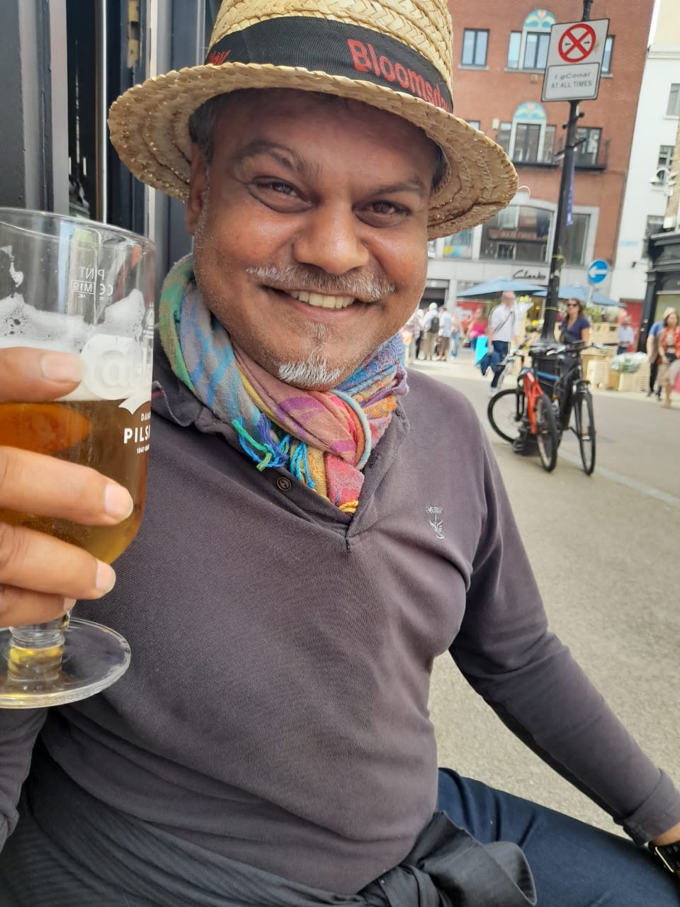 Amit Bhartiya Enjoying James Joyce Day